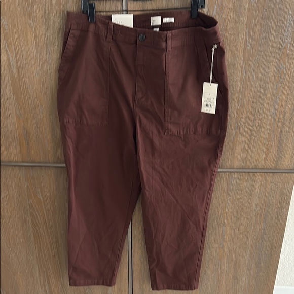 a new day Pants - a new day Trousers Cotton Blend Straight Leg